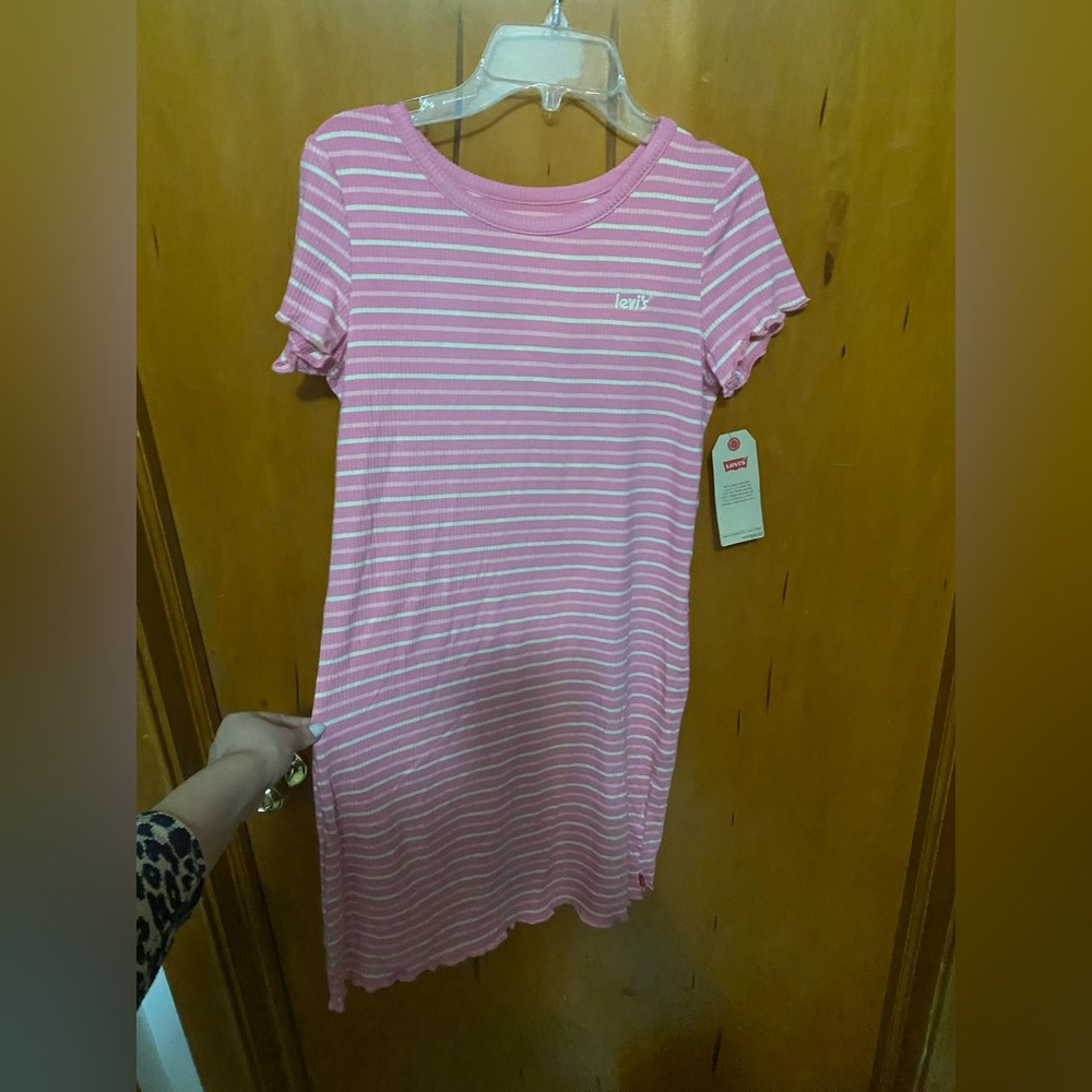 Levi's Pink Ribbed Dress - Picture 6 of 7